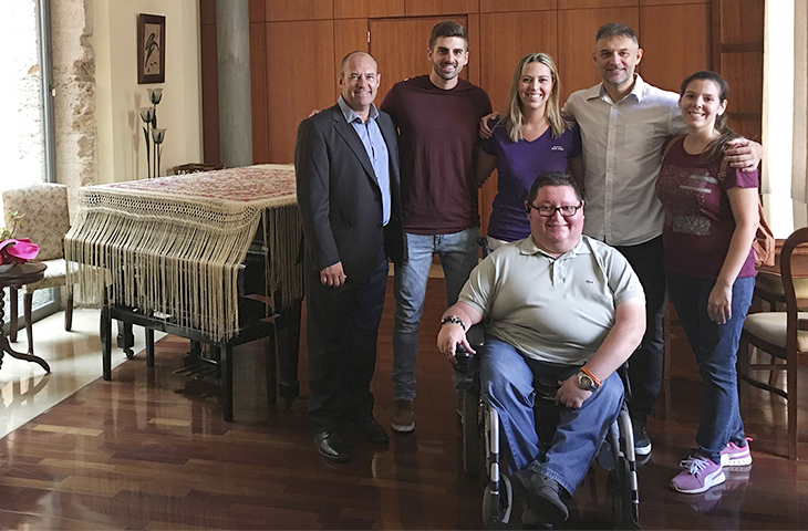 El Colegio de Fisioterapeutas y la Coordinadora de Personas con Discapacidad Física (Codifiva) se unen en la sensibilización ante la discapacidad