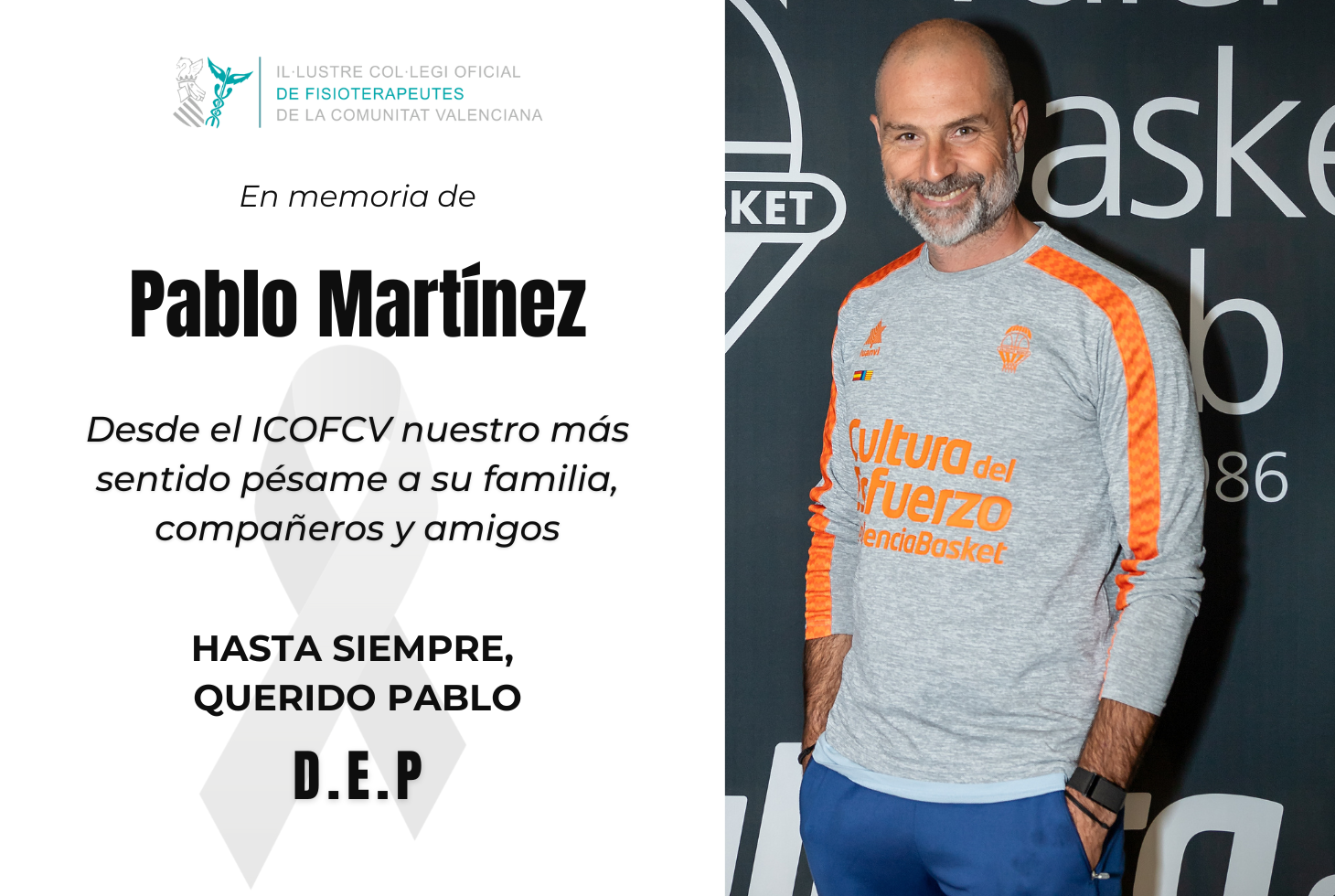 En memoria de Pablo Martínez. Hasta siempre, querido Pablo D.E.P