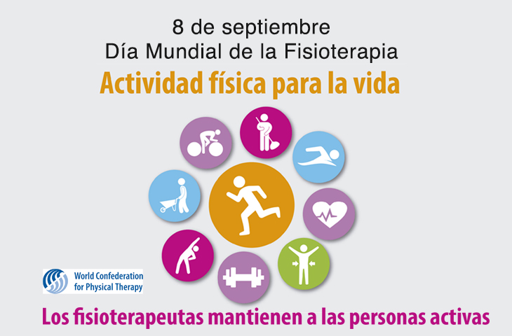 Día Mundial de la Fisioterapia 2017 -El Colegio de Fisioterapeutas insta a la sociedad a llevar una vida más activa en beneficio de su salud