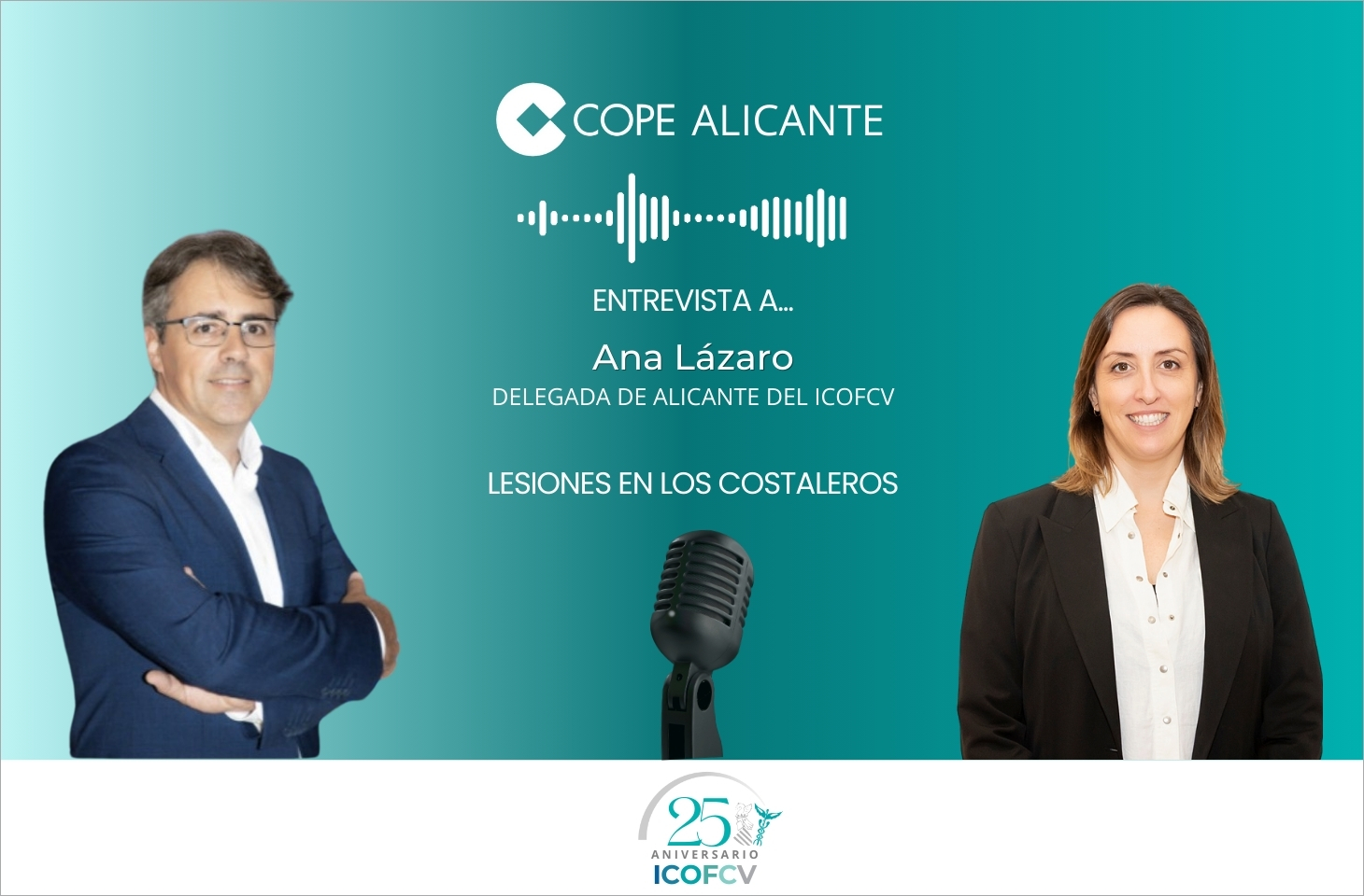 COPE Alicante entrevista al ICOFCV por Semana Santa: consejos clave para que los costaleros eviten lesiones