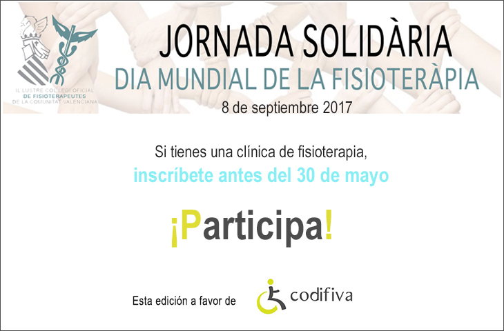 ya puedes inscribirte en la IV Jornada Solidaria del ICOFCV