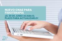 Si eres fisioterapeuta autónomo recuerda actualizar tu CNAE antes del 30 de junio