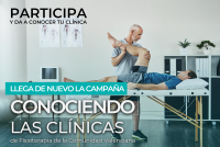 Relanzamos la Campaña “Conociendo las clínicas  de Fisioterapia”. Participa y da visibilidad a tu centro